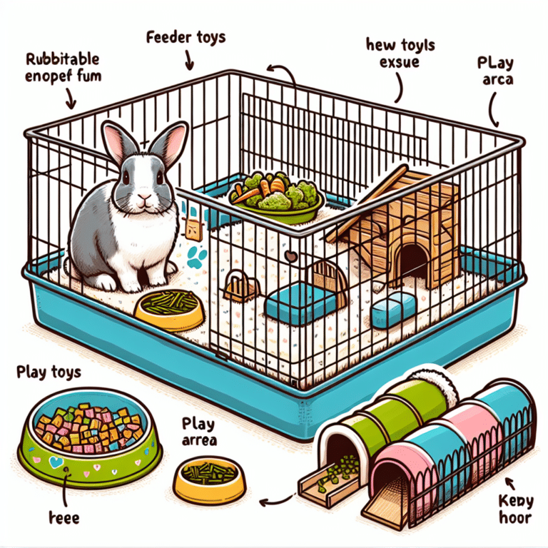 Indoor Rabbit Habitat Setup Guide