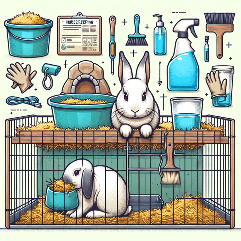 Tips for Cleaning Rabbit Cages