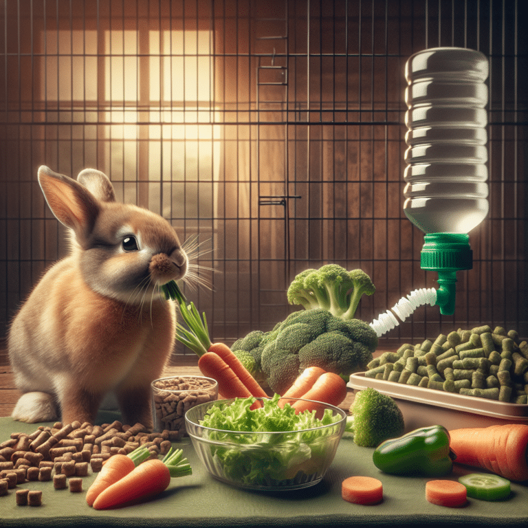 Ensuring a Balanced Cage-Bound Rabbit Diet
