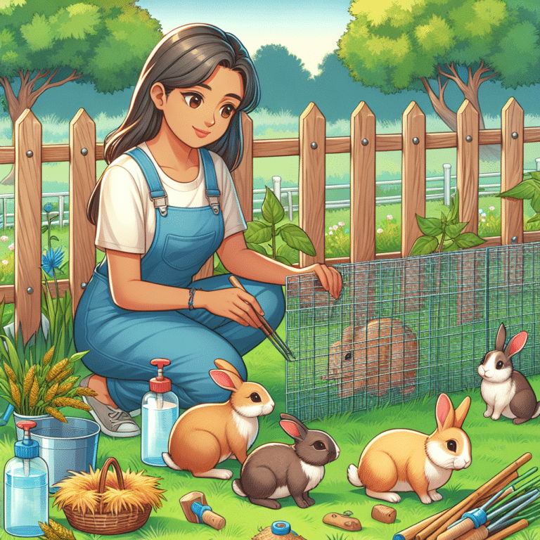 How to Set Up a Rabbit Pen