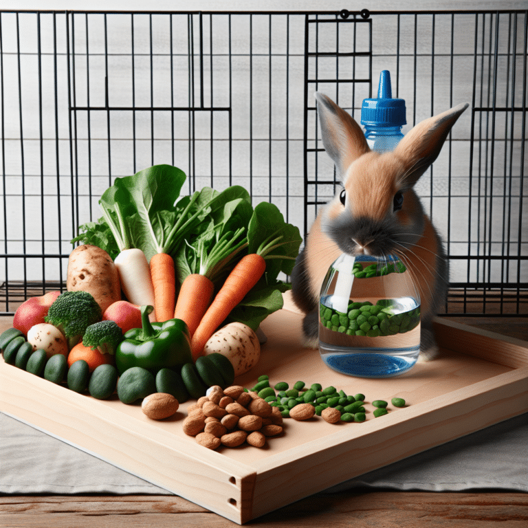 Ensuring a Balanced Cage-Bound Rabbit Diet